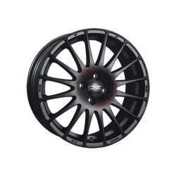   Oz Superturismo GT 19/8 ET35 Matt black + red lettering |  WHS041418