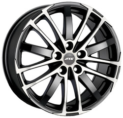   Ats X-Treme 17/7,5 ET45 Racing black front polished |  WHS059895