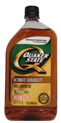    Quaker state Ultimate Durability SAE 5W-30 Full Synthetic Motor Oil  |  073102046481