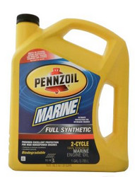    Pennzoil Marine 100% Synthetic Outboard 2-Cycle  |  071611900935