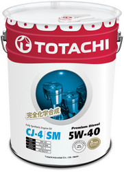    Totachi Premium Diesel Fully Synthetic CJ-4/SM 5W-40, 20  |  4562374690769
