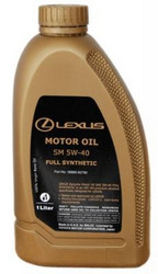    Toyota LEXUS Motor Oil Full Synthetic SM SAE 5W-40 (1)  |  0888082790